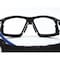 Ge Safety Glasses, Anti-Fog & Anti-Scratch, Clear Lens, Black/Blue Frame GE105CAF - alternate 4